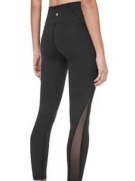 lululemon athletica Pants - Lulu Mesh Slit Leggings